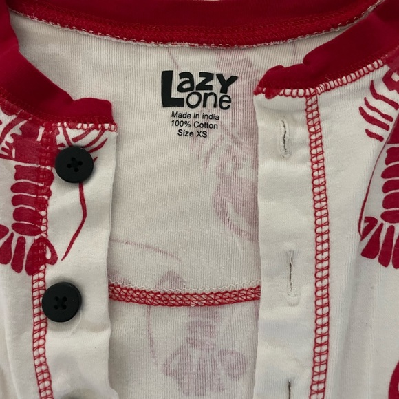 🦞Lazy One pajama onesie with functional back flap! - Picture 2 of 4